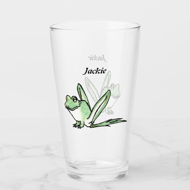 Froschglas Glas (Vorderseite)