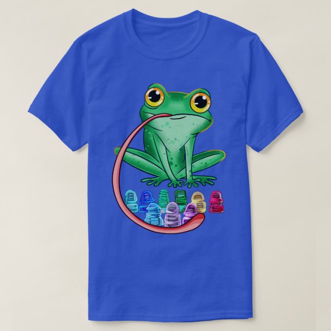 Froschglas-Isolatoren T-Shirt (Design vorne)