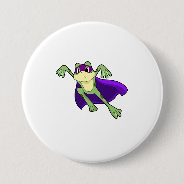 Froschheld Button (Vorderseite)
