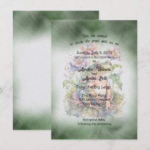 Froschhochzeit Einladung