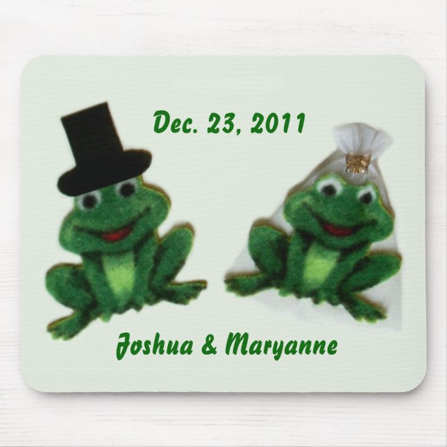 Froschhochzeit - Mousepad (Vorne)