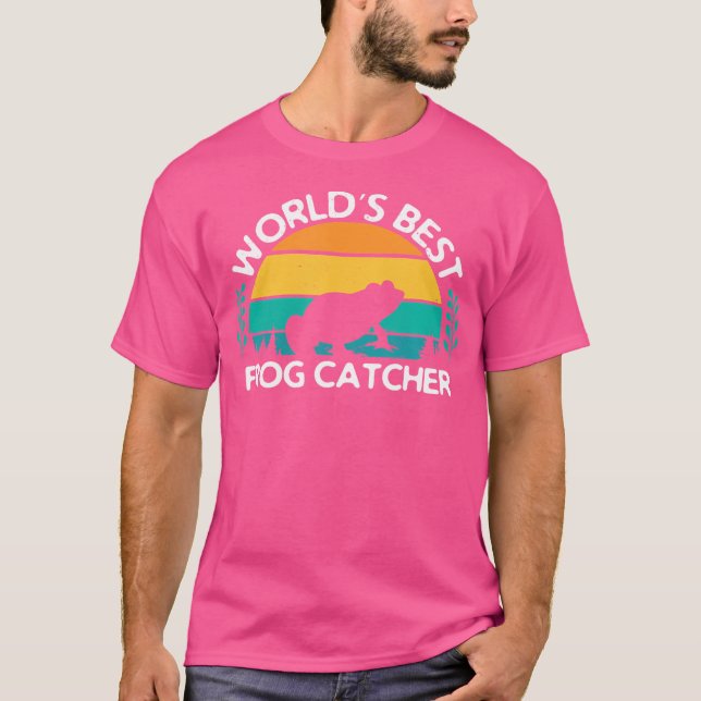 Froschjäger-Jäger der Welt T-Shirt (Vorderseite)