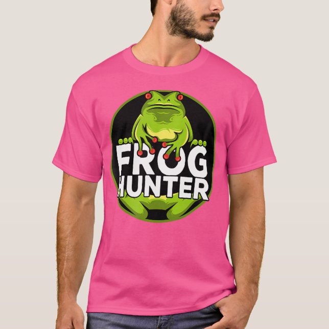 Froschjäger oder Amphibienfänger für Froschfisch T-Shirt (Vorderseite)