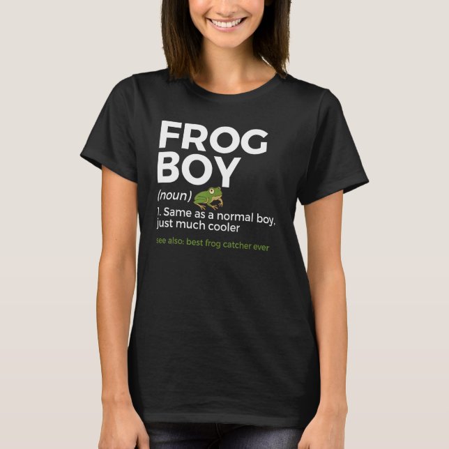 Froschjunge Definition Bester Froschfänger überhau T-Shirt (Vorderseite)