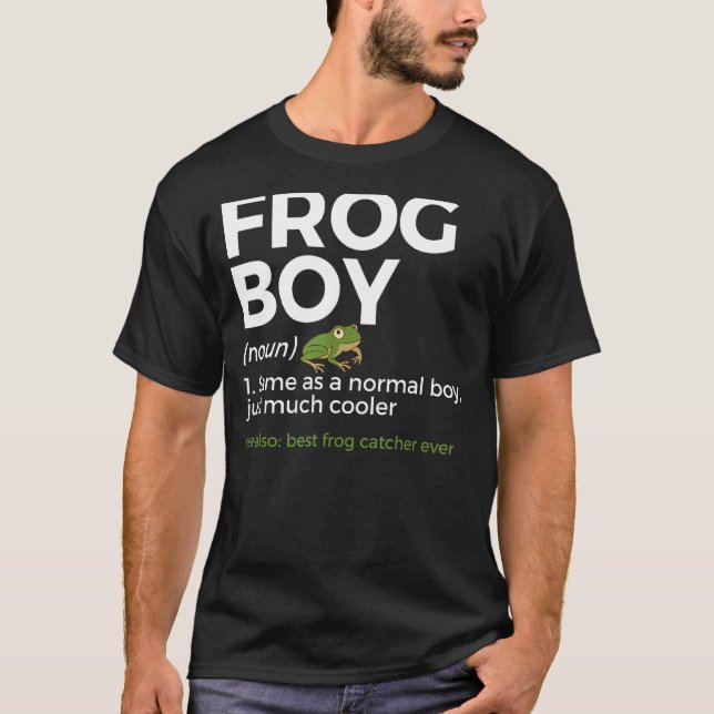 Froschjunge Definition Bester Froschfänger überhau T-Shirt (Vorderseite)