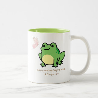 Froschkaffee-Tasse Zweifarbige Tasse