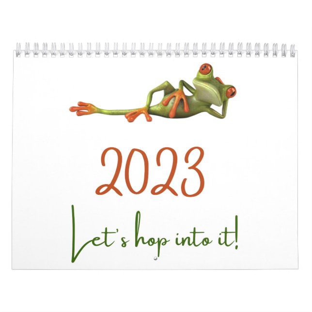 Froschkalender 2023 kalender (Titelbild)