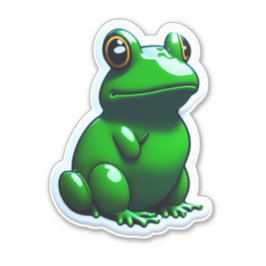 Froschkleber ribbisende dekorative Optionen Aufkleber
