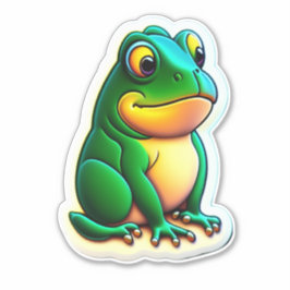 Froschklemmer zu fesseln, um den Tag zu verlängern Aufkleber