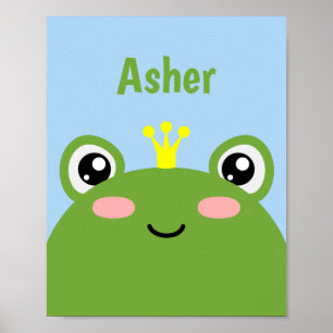 Froschkönig oder Prinzessin Poster