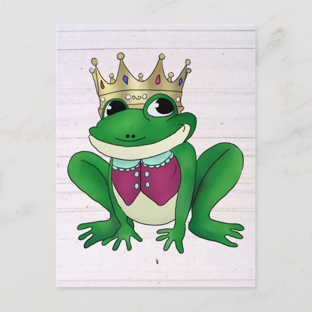Froschkönig Postkarte (Vorderseite)