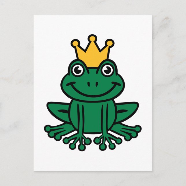 Froschkrone Postkarte (Vorderseite)