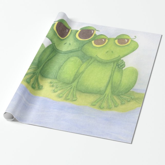Froschliebhaber Geschenkpapier (Ungerollt)