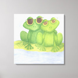 Froschliebhaber Leinwanddruck