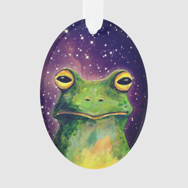 Froschliebhaber-Ornament Ornament (Vorderseite)