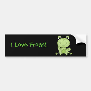 Froschliebhaber-Produkte Autoaufkleber