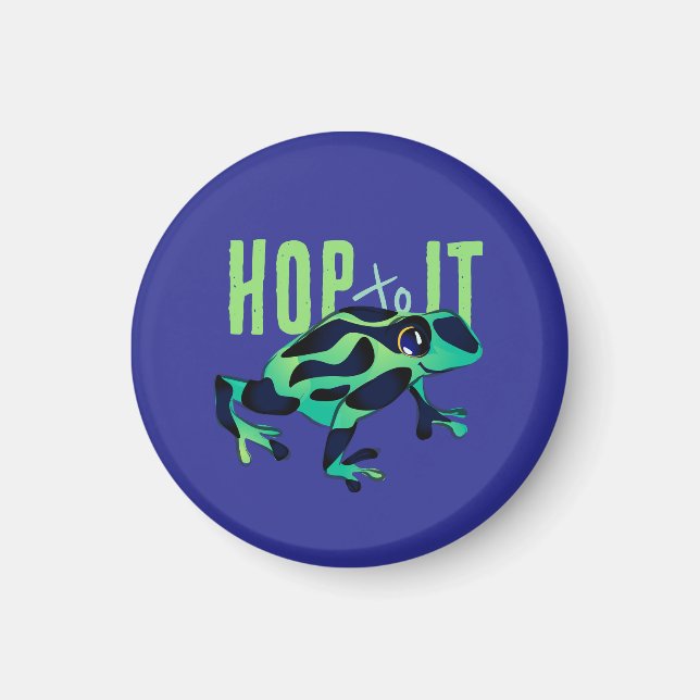 Froschmagnet aus tropischem Regenwald Magnet (Vorne)