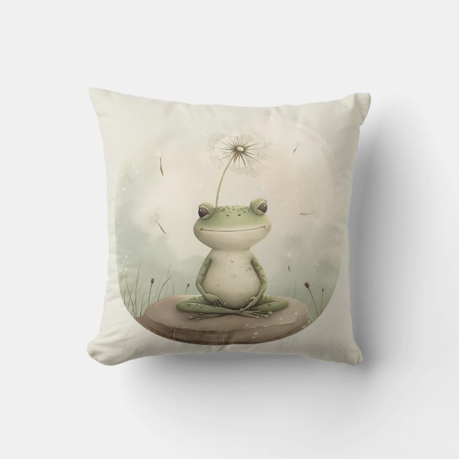 Froschmedikationsleuchte Kissen (Vorderseite)