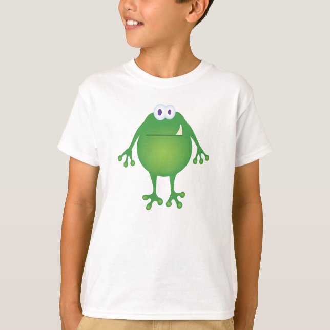 Froschmonster Kids Shirt (Vorderseite)