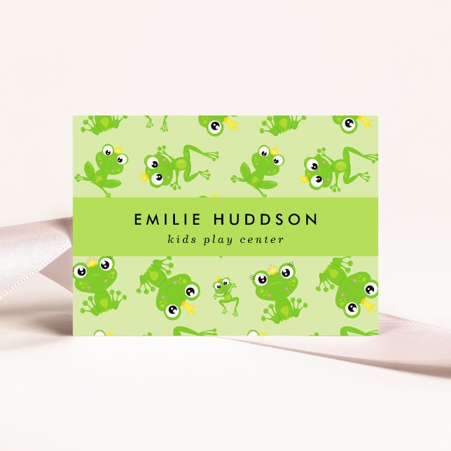 Froschmuster, Kinderspielzentrum, Aktivitätszentru Visitenkarte (Von Creator hochgeladen)