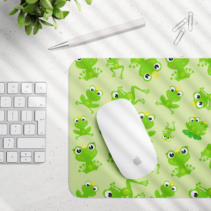 Froschmuster, Niedliche Frösche, grüne Frösche, Fr Mousepad