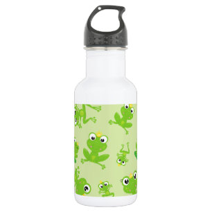 Froschmuster, Süße Frösche, Grüne Frösche, Froschk Edelstahlflasche