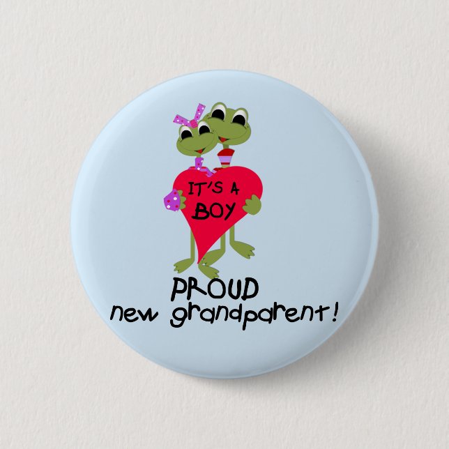 Froschmutter von Boy Tshirts und Geschenke Button (Vorderseite)