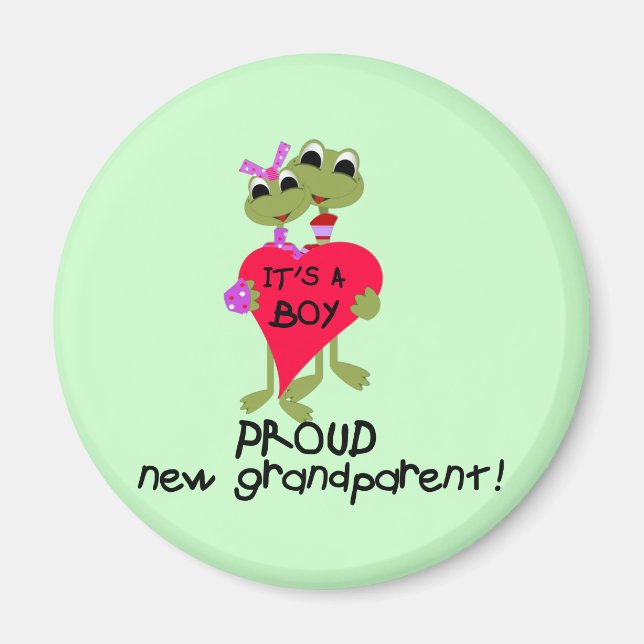 Froschmutter von Boy Tshirts und Geschenke Magnet (Vorne)