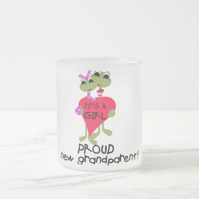 Froschmutter von Girl Tshirts und Geschenken Mattglastasse (Mittel)