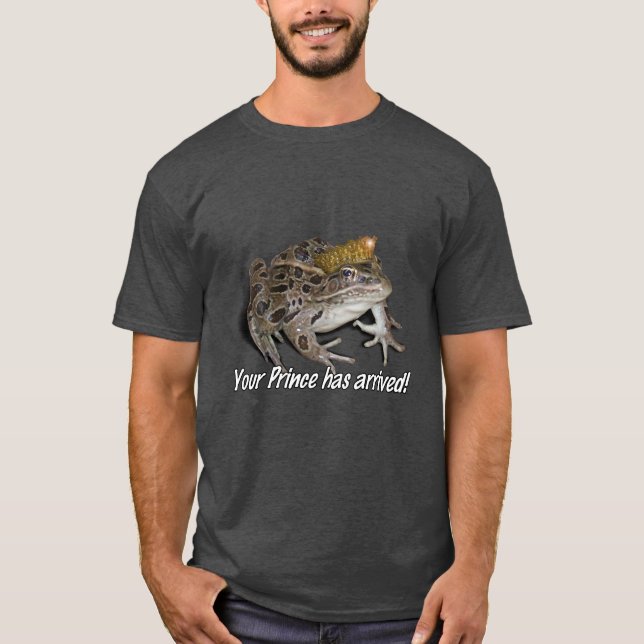 Froschprinz - "Dein Prinz ist da!" T-Shirt (Vorderseite)