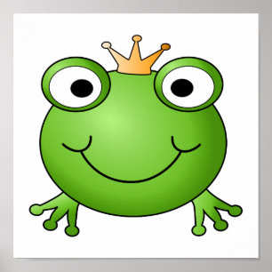 Froschprinz. Happy Frog. Poster