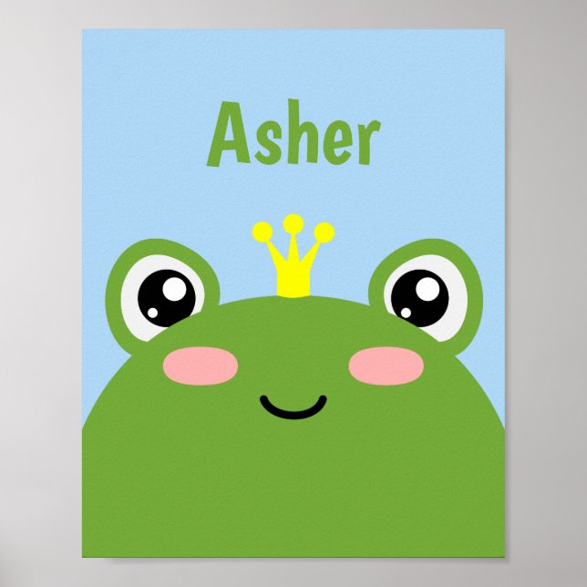 Froschprinz oder Prinzessin Poster (Vorne)
