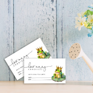 Froschprinz rächt, wie viele Kanadier Begleitkarte