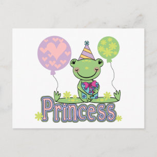 Froschprinzessin Birthday Tshirts und Geschenke Postkarte