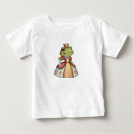 Froschprinzessin in einem mit einer Krone und eine Baby T-shirt