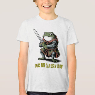 Froschritter 'Twas die Kohlenhydrate Tri-Blend Shirt