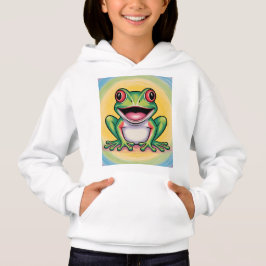Froschs sanftes Lächeln Hoodie