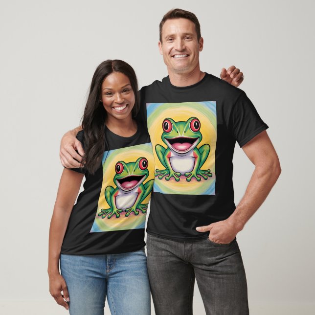 Froschs sanftes Lächeln T-Shirt (Unisex)