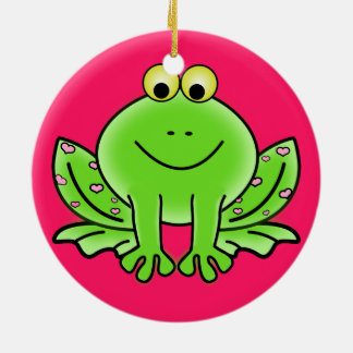 Froschschschmuck Keramikornament