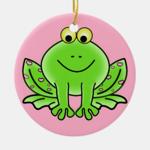 Froschschschmuck Keramikornament