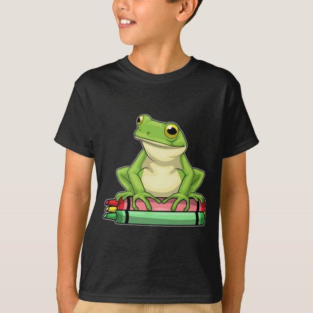 Froschschulen T-Shirt (Vorderseite)