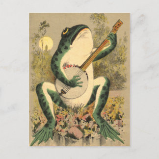 Froschserenade Postcard Postkarte