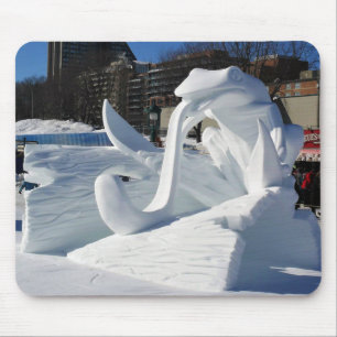 Froschskulptur, Quebec, Kanada Mousepad