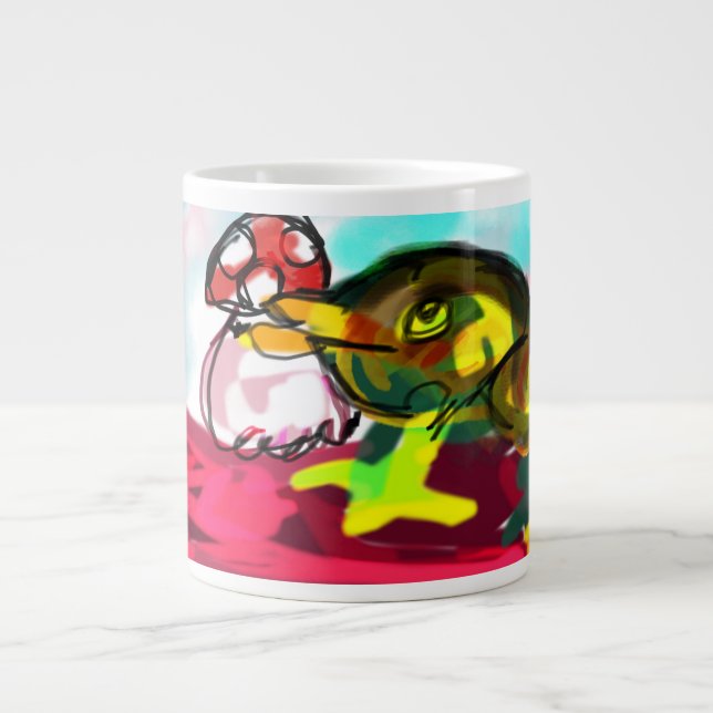 Froschspielspass Jumbo-Tasse (Vorderseite)