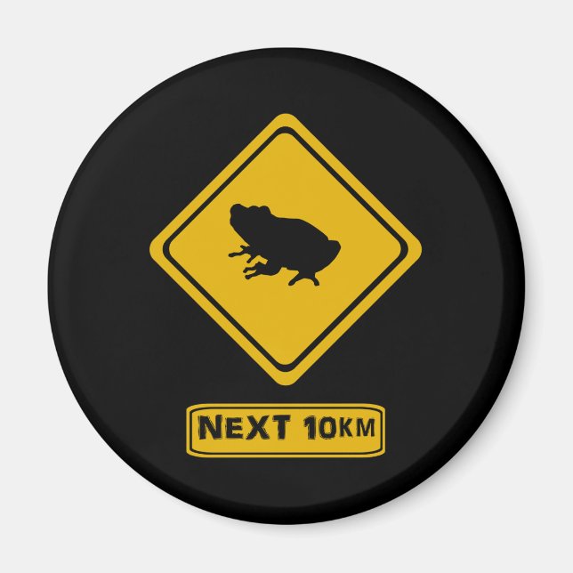 Froschstraße Magnet (Vorne)