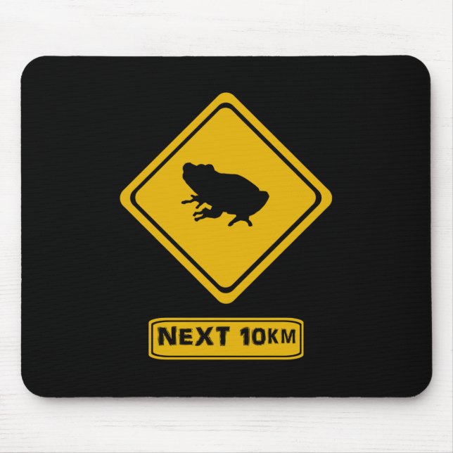 Froschstraße Mousepad (Vorne)