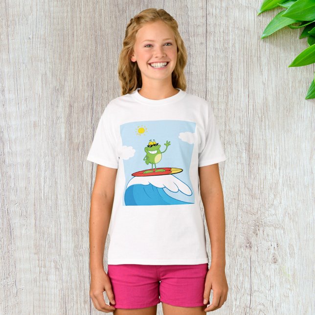 Froschsurfen als Wellenreiter-T - Shirt (Von Creator hochgeladen)