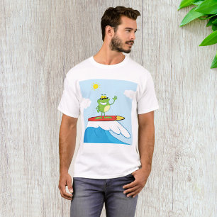 Froschsurfen auf einem T - Shirt
