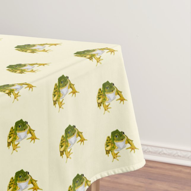 Froschtablette Tischdecke (Beispiel)