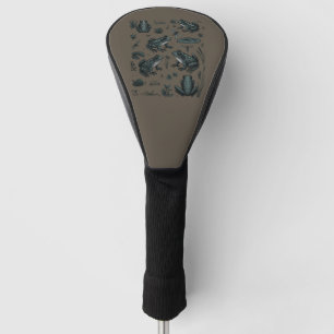 Froschteich Leben Vintage Botanisches Geschenk Fro Golf Headcover